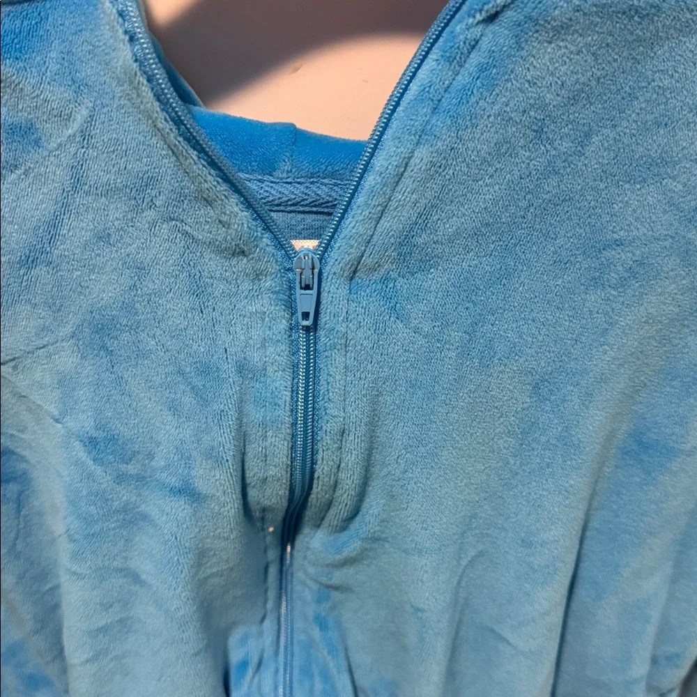Girls velour zip up hoodie